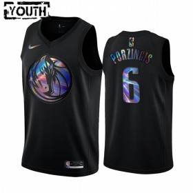 Dres Dallas Mavericks Kristaps Porzingis 6 Iridescent HWC Collection Swingman - Dječji